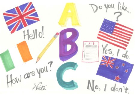 English плакат