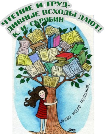 Постер "библиотека"