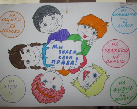 День правовой помощи детям конкурс рисунков