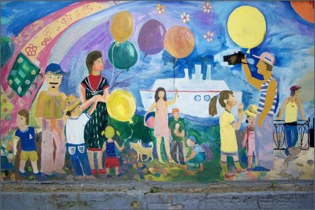 Рисование «Первомайский праздник в городе (в поселке)»