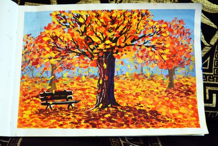 Золотая осень рисунок