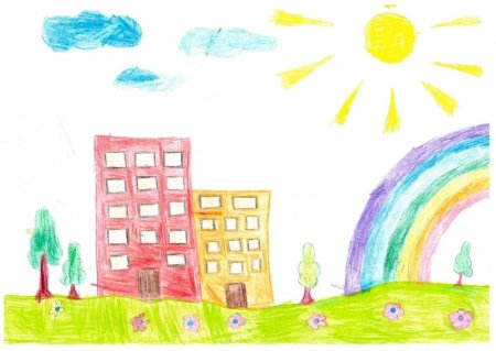 Рисунок город Донецк