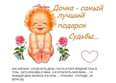 С днем рождения, доченька!