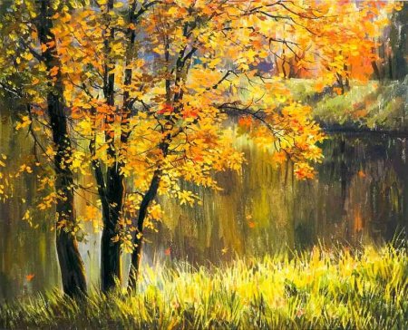 Рисунок на тему Золотая осень