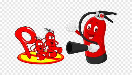 Огнетушитель векторный