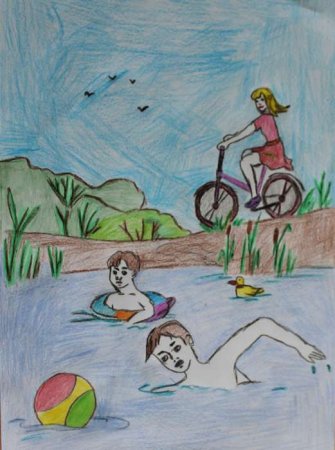 Рисование летние каникулы