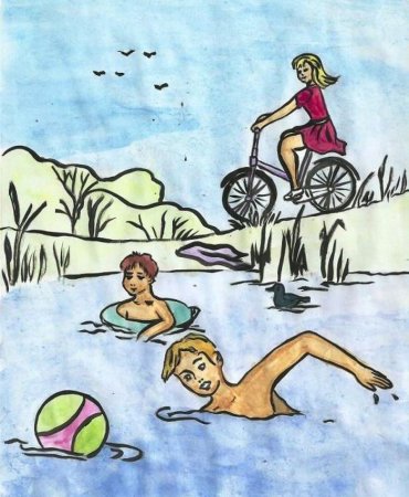 Летние каникулы рисунок