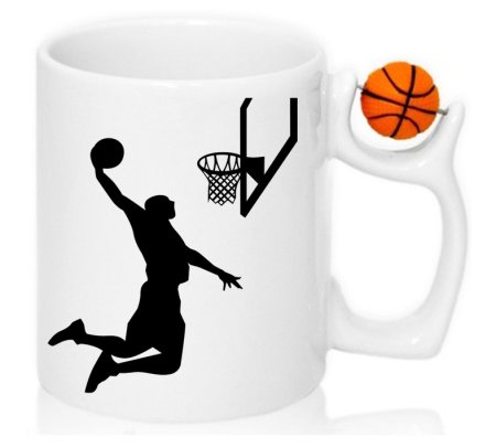 Кружки с баскетбольным мячом
