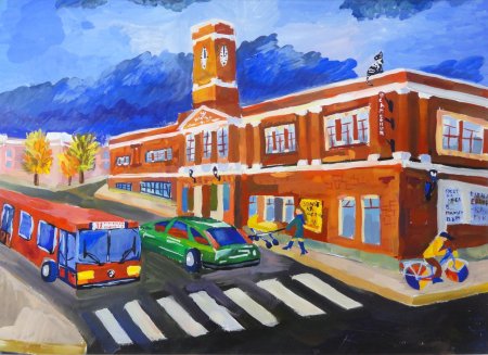 Достопримечательности Череповца рисунки детей