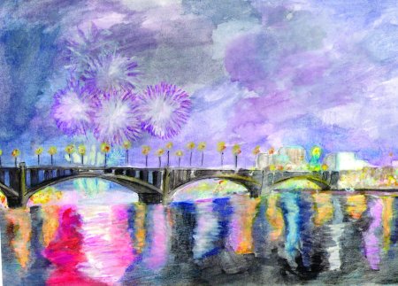 Череповецкий мост рисунок