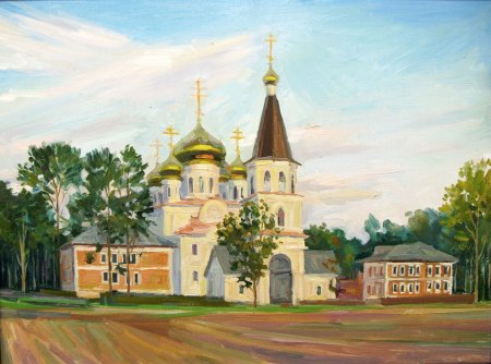 Воскресенский собор Череповец нарисовать