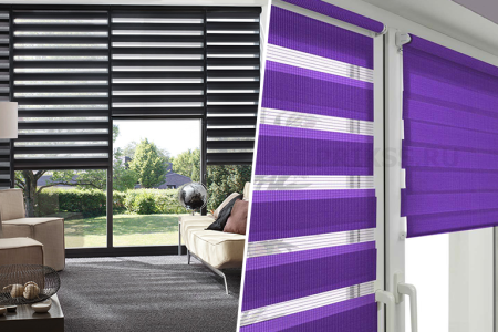 Жалюзи рулонка Зебра