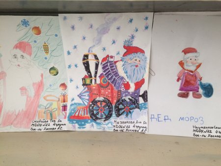 Выставка рисунков с днем рождения дед Мороз