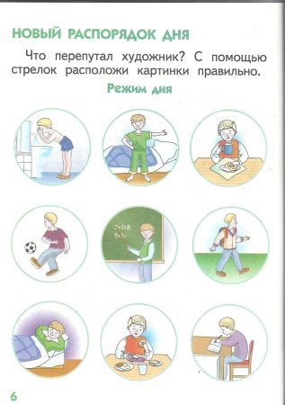 Распорядок дня школьника
