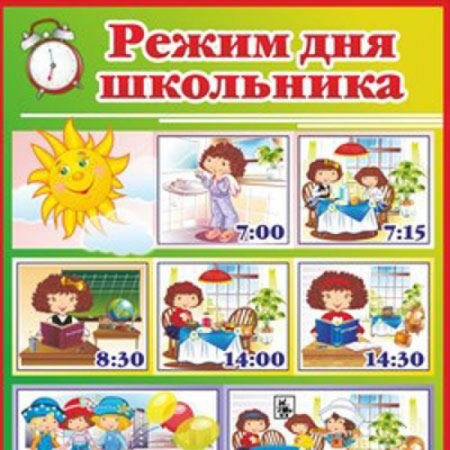 Режим дня школьника