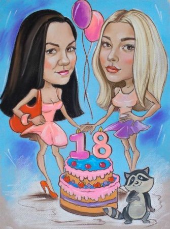 Рисунок на др девочке