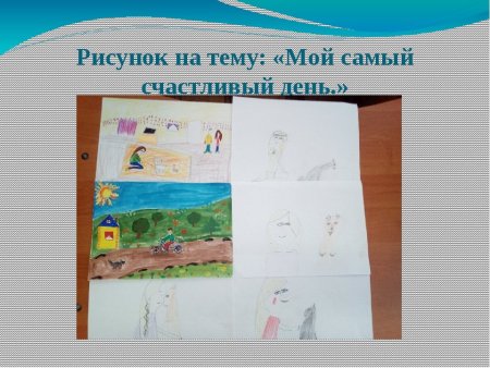 Мой самый радостный день рисунок