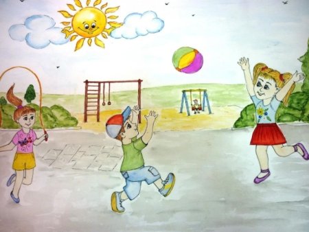 Летние каникулы рисунок