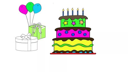 Торт нарисованный для мальчика