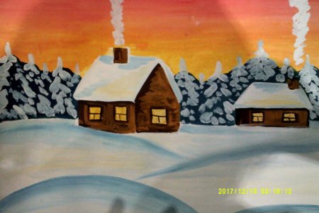 Мороз и солнце день чудесный нарисовать