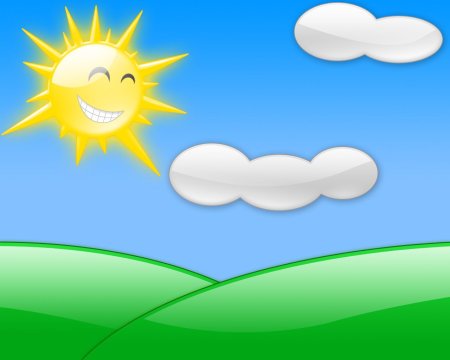 Летний фон для презентации