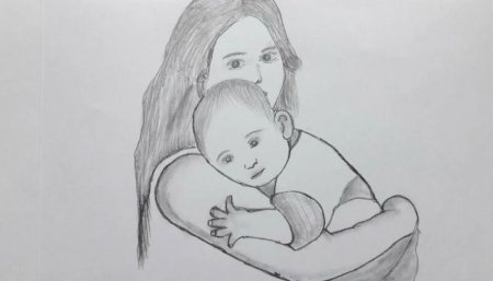 Образ мамы раскраска