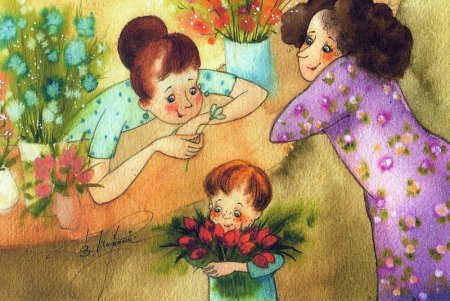 Рисунки Виктории Кирдий семья