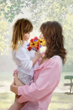 Дочки-матери в живописи