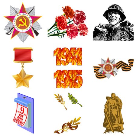 Рисунок на 9 мая