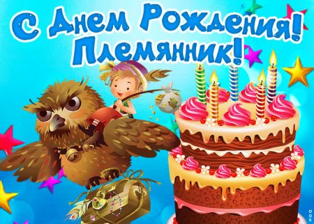 С днём рождения племяшке
