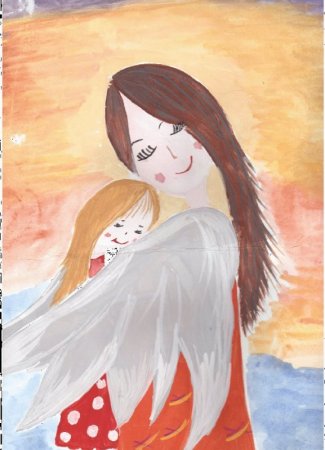 Рисунки ангелов карандашом