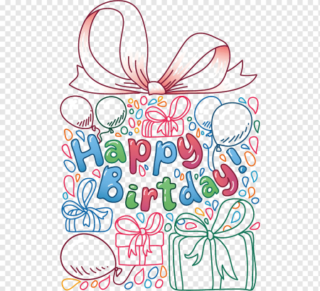 Открытка на др нарисовать