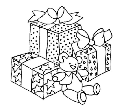 Подарок раскраска для детей