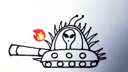 Рисунок папе на день рождения танк