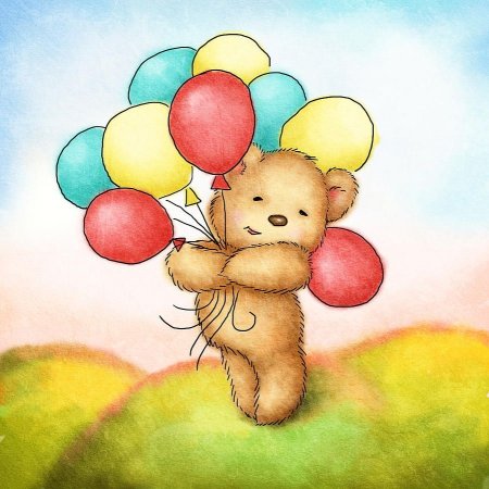 Рисунки Марины Федотовой мишки