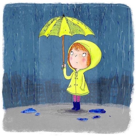 Нарисовать пасмурный день