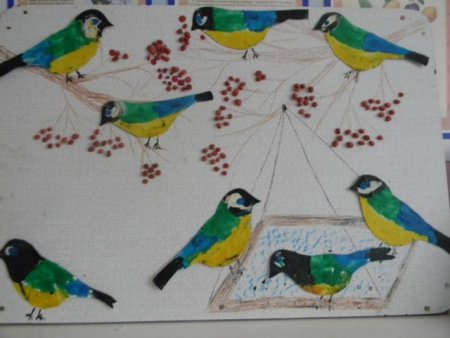 Синичкин день поделки