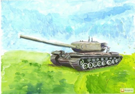 Танк рисунок