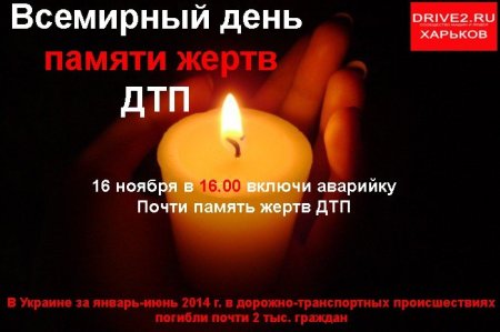 Рисунок ко Дню жертв ДТП