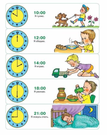 Режим дня для детей