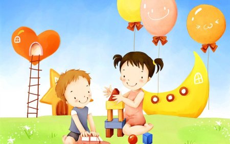 Картина на день защиты детей