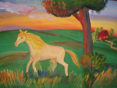 Проиллюстрировать Бежин луг