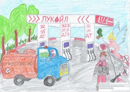 Лукойл рисунок детский