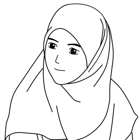 Портрет мусульманки