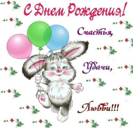День рождения зайчика