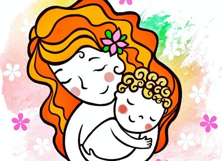 Рисунок на тему день матери