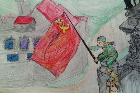 Рисунок на 9 мая