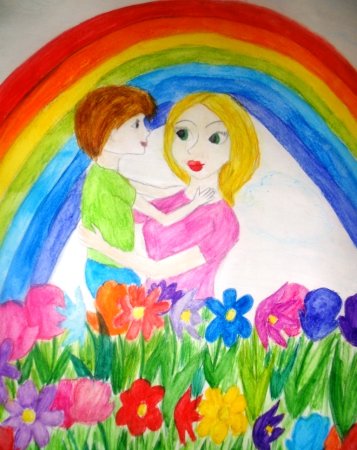Рисунок на 8 марта маме