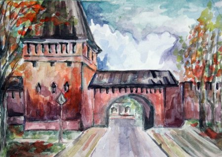 Смоленск рисунок