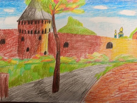 Рисунок ко Дню освобождения города